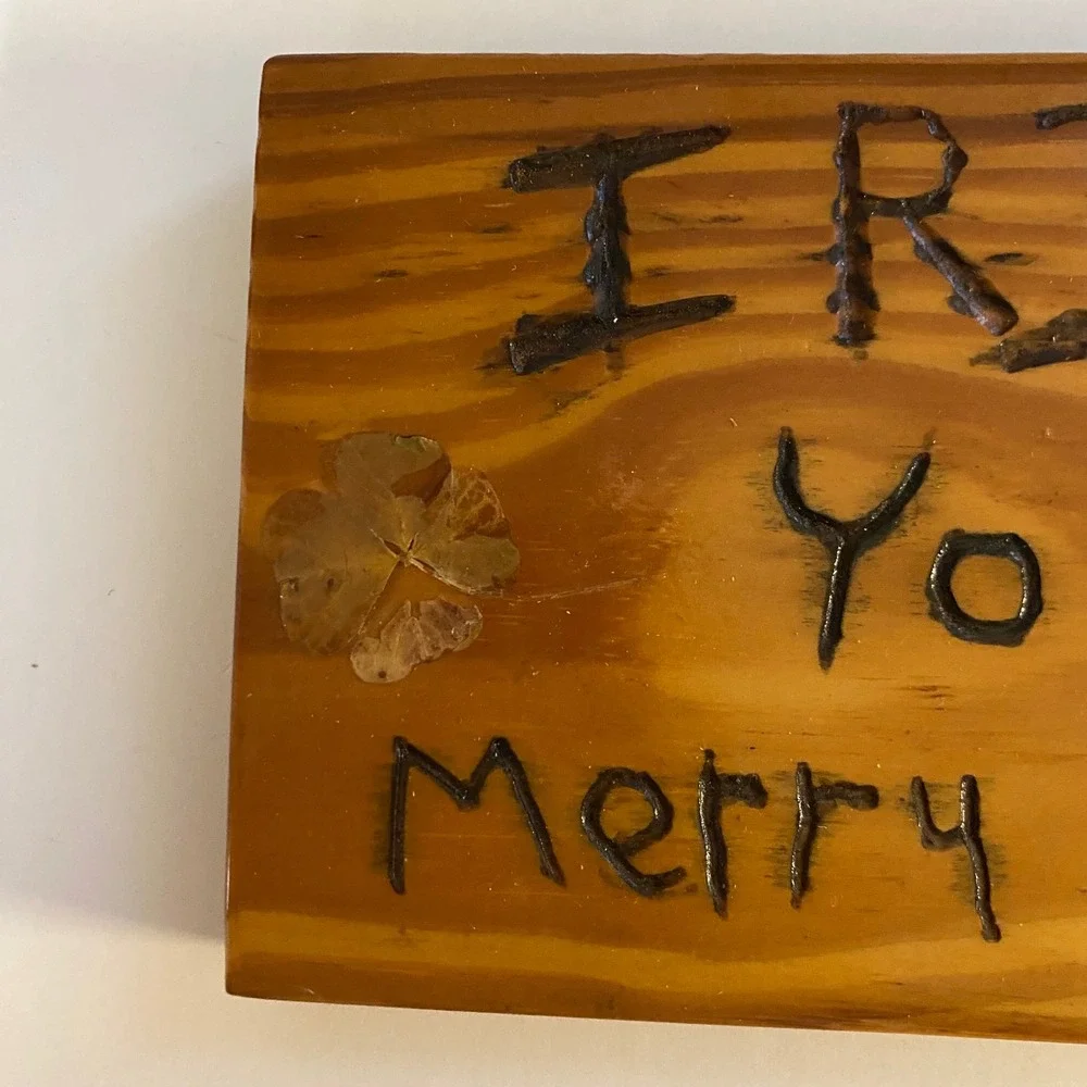 Handmade handcrafted wooden